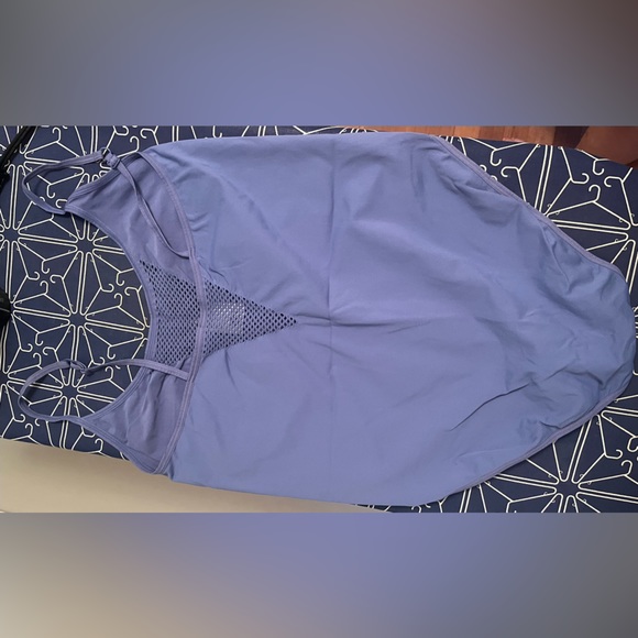 **not for sale, sold elswhere***PINK brand, Periwinkle, size Large Body Suit - Picture 3 of 6